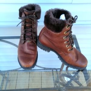 Timberland winter leather boots size 6.5 woman